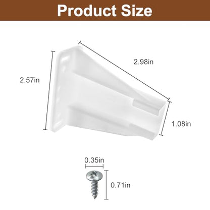 Drawer Side Track Brackets R 7240 for Prime-Line, Adjustable Track Socket, for Rear Drawer Track Socket Repair - size: R 7240