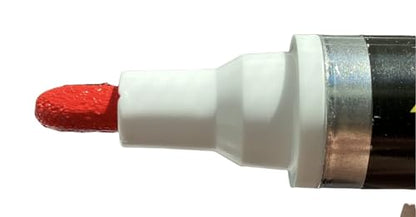 Enamel Paint Markers MPD-15 | RED - 1 Pack | Permanent Marks on Metal, Glass, Rubber, Plastic & more, Waterproof UV Resistant - color: Red