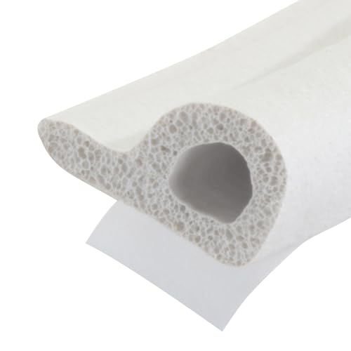 M-D Building Products 02576 7/32 in. x 3/8 in. x 17 ft. White Premium Rubber Window Seal for Small Gaps - color: White, size: 7/32 in. x 3/8 in.