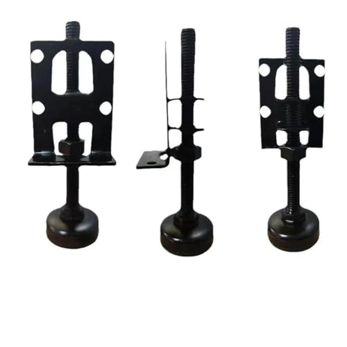 Heavy Duty Leveling Feet Furniture Legs 4 Pack, Sturdy Adjustable Furniture Levelers for Table, Workbench, Cabinet, Wardrobe, Non-Slip & Rustproof Support with Floor Protection