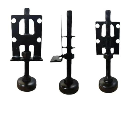 Heavy Duty Leveling Feet Furniture Legs 4 Pack, Sturdy Adjustable Furniture Levelers for Table, Workbench, Cabinet, Wardrobe, Non-Slip & Rustproof Support with Floor Protection