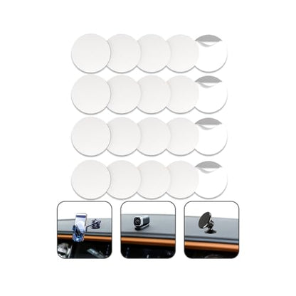 Double Sided Adhesive Pads – Clear Mounting Tape for Car Phone Mounts,Double Sided Adhesive Sticky Dots, Dash Cam Base, Strong Hold - size: 1.18in