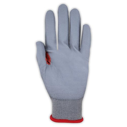 MAGID ROC 21G Ultra-Thin Polyurethane ANSI A4 Coated Work Glove, 24 Pair, Size 9/L, GPD412 - color: Gray Polyurethane, size: 9/Large, style: 24 Pair