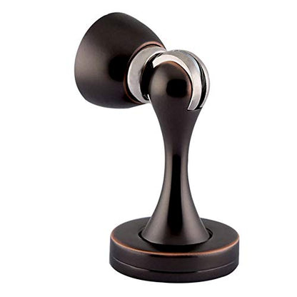 Solid Mental Magnetic Door Stop, Wall Mounted, Oil Rubbed Bronze - color: 1 PCS Oil Rubbed Bronze