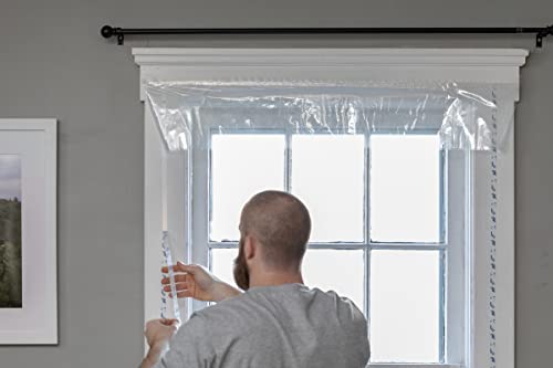 Duck Brand Window Insulation Kit for Indoor Extra Large Windows or Patio Doors, 84 in x 120 in, 3-Pack - size: 3 Pack