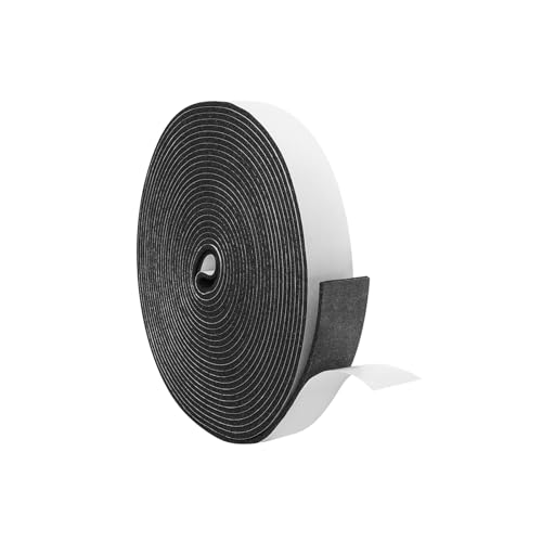 DGSL Foam Insulation Tape, 1In x 1/8In x 16.5Ft Weather Stripping Door Seal Strip for Doors and Windows,Sliding Door, Soundproofing Door Seal,Weatherstrip,Air Conditioning Seal Strip - size: 1In x 1/8In x 16.5Ft