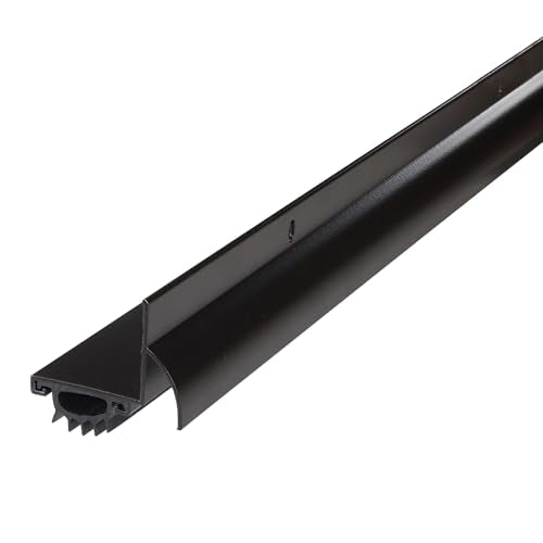 M-D Building Products 06056 36 in. Bronze Aluminum L-Shape Screw-on Under Door Seal - color: Brown