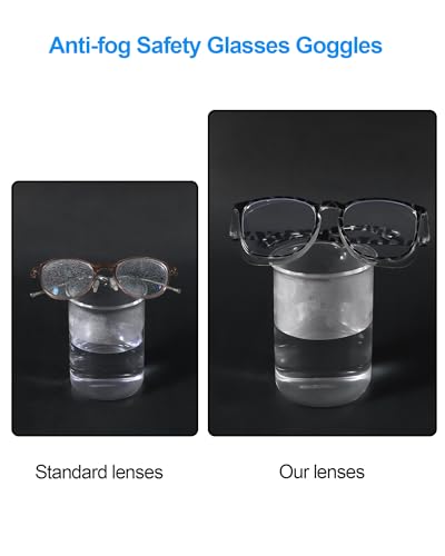 Stylish Safety Glasses Goggles for Women Girls Anti-fog Glasses Protective Eyewear Clear Glasses - color: 3 Pack: New-toise+clear+gray