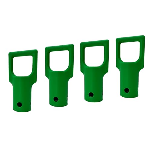 Heavy Duty Trimmer Attachment Hanger 4 Pack – Green – Wall Mount Hooks for Garage & Shed – Fits Ryobi, Toro, Homelite, Troy-Bilt, Badger, Masterforce Weed Eater, String Trimmer, Blower, Edger Tools - color: Green