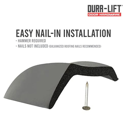 DURA-LIFT Garage Door Foam Bottom Weather Seal for 16' Wide Doors - size: 17 Feet