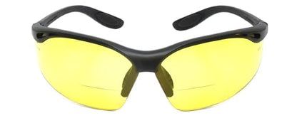 Calabria 91348 Anti Fog Bifocal Reading Safety Glasses Readers +1.50 Yellow Men Women Wraparound Eye Protection Shatterproof - color: Yellow