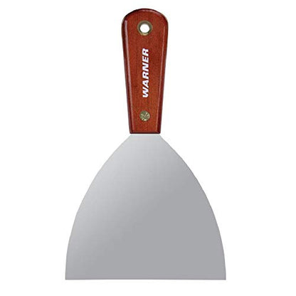 Warner 5" Full Flex Putty Knife, Carbon Steel Blade, Rosewood Series, 636 - size: 5 Inch, style: Full Flex