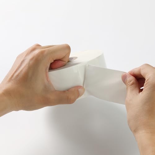 1.97" x 164‘ Seam Tape - Duct Tape Edge Tape Heavy Duty Multi-Purpose, Hand-Tearable, No Residue, White, 1 Roll - color: White, size: 1.97" x 164' 1Roll
