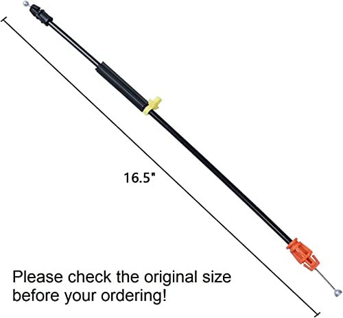 16.5" Door Latch Cable Compatible with 2007-2014 Chevy Silverado Tahoe Yukon Sierra Escalade, Driver/Passenger Side Front Doors for Power Door Locks - Replace 25880301 25876384 924-360 - size: 16.5" Door Latch Release Cable