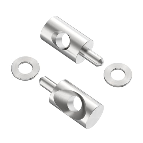 Stainless Steel Hinge Pin fits Framed Shower Door, Pivot Hinge Pin 5/16" Diameter and Washer 2 Pack - size: ‎2CSHP516