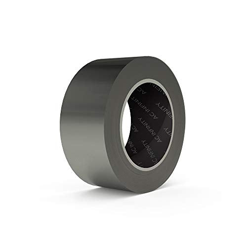 AC Infinity Aluminum Duct Tape, Professional Grade Heavy-Duty HVAC Foil Tape for Sealing, Patching, Insulating or Repairing Ducting and Pipes, 50 Yards - color: Metallic Silver, size: 50 Yards