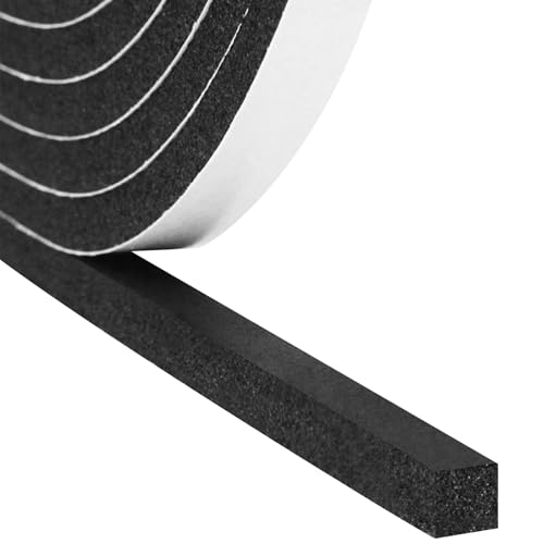 Foam Insulation Tape, 1In x 1In x 13Ft Weather Stripping Door Seal Strip for Doors and Windows,Sliding Door, Soundproofing Door Seal,Weatherstrip,Air Conditioning Seal Strip - size: 1In x 1In x 13Ft