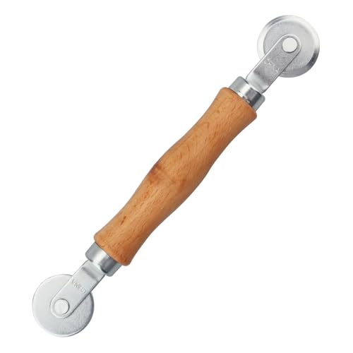 P 7505 Screen Rolling Tool for Installing Window and Door Screens, Spline Roller with Wood Handle & Steel Bearing Wheel, Professional Window and Door Screen Tools (1 Pack) - size: 1 Pack