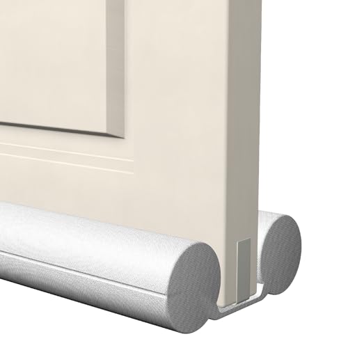 Large Door Draft Stopper,Under Door Sweep for Bottom of Door,Weather Stripping Door Seal,Noise Stopper,Garage Window Blocker Noise Cold Air Insulation,Draft Guard (Grey-1 Pack) - color: Grey-1 Pack