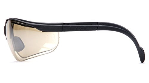 Pyramex Venture II Safety Eyewear, Indoor/Outdoor Mirror Anti-Fog Lens - color: Clear Lens/ Slate Gray Frame