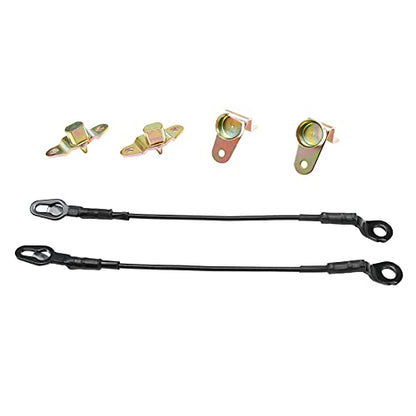 Tailgate Handle Latch Rebuild Kit, Compatible with 1999-2006 Chevy Silverado 1500 2500 3500, GMC Sierra, Replaces# 15997911 15921948 Rear Tail Gate Door Parts Gasket Bezel Lock Bolt Hinge Locking Set