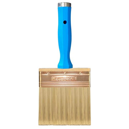 Deck Stain Brush, Thick Paint Brushes 4" for Faster Coverage, Compatible with Most Extension Poles, Stain Brushes for Wood, Deck, Walls, Fence and House - color: 4 Inch