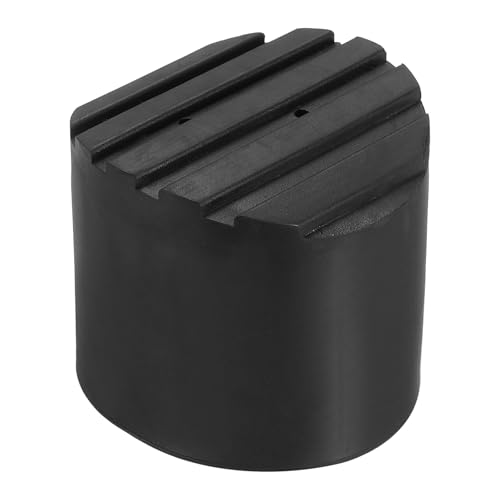 PATIKIL Ladder Non Slip Feet 2.7"/68mm, 1Pcs Rubber Round Foot Protective Mat Cushion Replacement for Telescopic Folding Extension Ladder Protection, Black - color: 68mm
