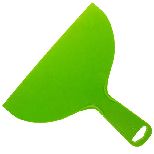 Utoolmart Putty Scraper 8" Plastic Flexible Putty Knives Spreader for Taping Drywall Wall Painting Green 3Pcs - size: 8 inch