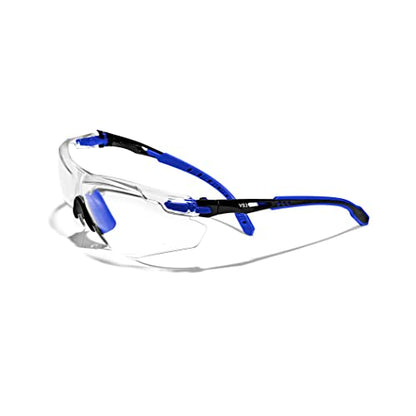 OPTIFENSE™ VS3 Anti Fog, Premium CLEAR/TINTED Safety Glasses, ANSI Z87+ (Click for frame/lens option) - color: Blue