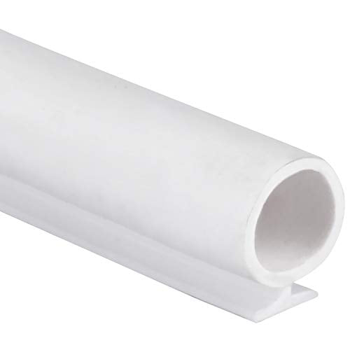 T-Slot Mount Window Weatherstrip Seal 5/16" Bulb Bubble for 3/16" Slot Receptacle 3 Colors & 5 Length Options (10', White) - color: White, size: 10 Feet