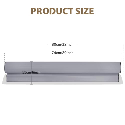 ROLLINGDOG 32 Inch Drywall Skimming Blade - 2pcs 0.5mm and 1pc 0.3mm Stainless Steel, Drywall Skim Coat Finishing Tools for Large Area Smoothing Wall and Ceiling - size: 32" Skimming Blade