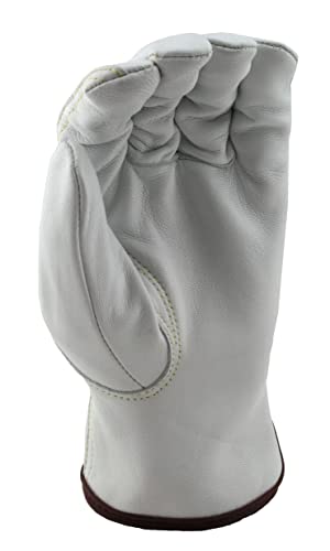 Stauffer Trackman Premium Goatskin Leather, Kevlar Lined, Cut Resistant Work Gloves - (Extra Small) - size: X-Small (Pack of 1)