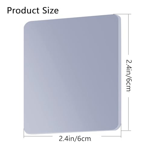 LMJIA Heavy Duty Double Sided Tape, Clear Reusable Mounting Tape Picture Hanging Adhesive Tape Removable Wall Tape Adhesive Poster Tape - size: Square-2.4inch*2.4inch
