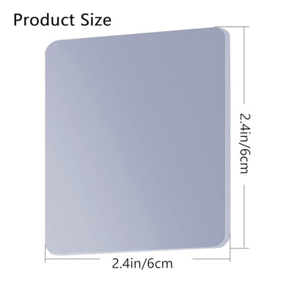 LMJIA Heavy Duty Double Sided Tape, Clear Reusable Mounting Tape Picture Hanging Adhesive Tape Removable Wall Tape Adhesive Poster Tape - size: Square-2.4inch*2.4inch