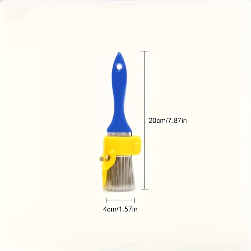 Edge Painting Tool Set with Color Separation Guide Plastic Handle Trimmer for Precise Latex Paint on Picture Frames Walls, Blue - color: Blue