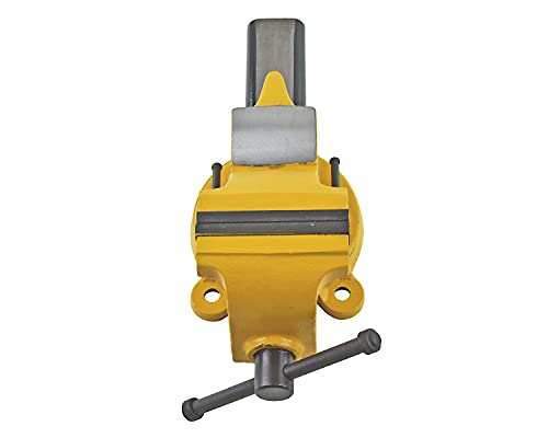Yost Vises 906-HV 6" High-Visibility Heavy Duty Steel Bench Vise, Yellow - size: 6", style: High-Visibility Heavy Duty