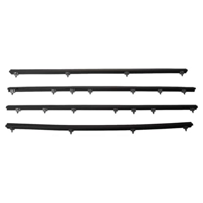 TRQ Door Window Belt Weatherstrip Kit Compatible with 1984-1989 Toyota 4Runner Pickup