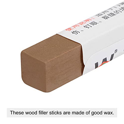 uxcell Furniture Repair Wax Filler Stick, Wood Scratch Filler Crayons Touch Up Repair Pens for Scratches Holes Floor Laminate Carpenters Tables Desks, Honey Yellow - color: Honey Yellow