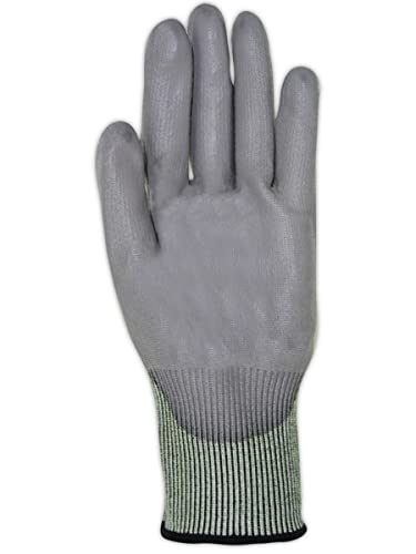MAGID D-ROC ANSI A4 Touchscreen Compatible PU Coated Work Gloves, 1 Pair, Size 10/XL, GPD467 - size: 6/XS, style: 12 Pair