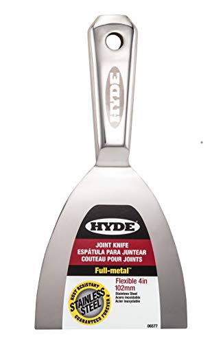 HYDE 06577 Full Metal Joint Knife, 4-inch, Stainless Steel - size: 4"