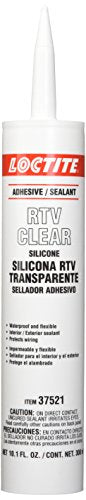 LOCTITE Automotive RTV Clear Silicone Adhesive – Indoor & Outdoor Sealant, Waterproof, Flexible, Protects Wiring - 300 ml, 1 Pack