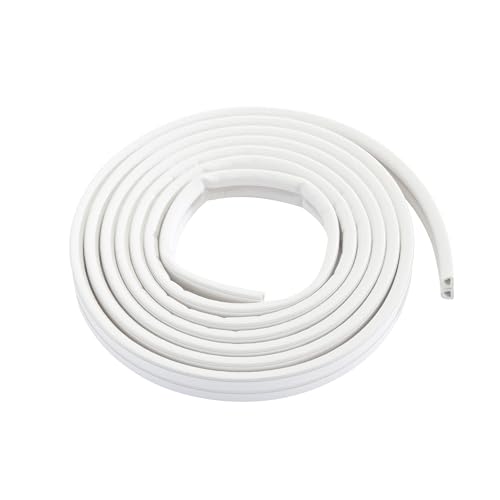M-D Building Products 63628 1/4 in. x 5/16 in. x 17 ft. White Premium Rubber Window Seal for Medium Gaps - color: White, size: 1/4 In. X 5/16 In.