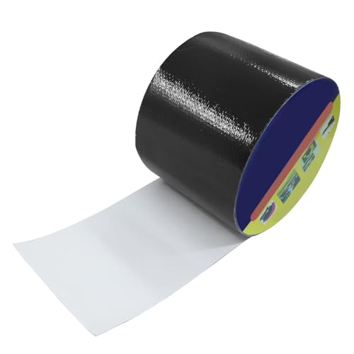 Waterproof Repair Tape, UV-Proof Multi-Surface Instant Seal Patch Repair for RV Awning, Boat Cover, Tent, Tarp & Canvas (3 Inch x 24.6FT, Black) - color: Black
