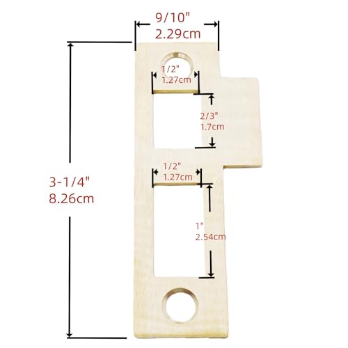 3-1/4" Brushed Brass Mortise Door Strike Plate – Solid Brass Replacement Latch Striker Keeper 3.25"– (Single Pack) - color: Solid-Brass