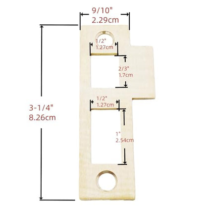 3-1/4" Brushed Brass Mortise Door Strike Plate – Solid Brass Replacement Latch Striker Keeper 3.25"– (Single Pack) - color: Solid-Brass