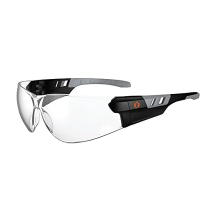 Ergodyne Skullerz SAGA Anti Scratch Safety Glasses, Anti-Fog, ANSI z87.1 - color: Clear Lens