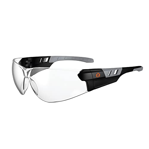 Ergodyne Skullerz SAGA Anti Scratch Safety Glasses, Anti-Fog, ANSI z87.1 - color: Clear Lens
