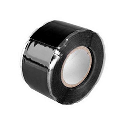 2.5cm x Rubber Sealant Tape, Super Strong Adhesive for Leak Repair, with Self Welding for Pool Spa Hose Pipe Sink (A)