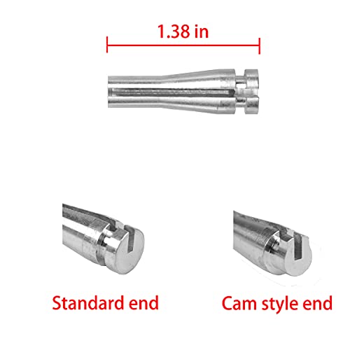 16 ENDS Door Latch Cable Repair Kit Compatible with Ford F-150, F-250, F-350, E-series, Ranger, Expedition, Excursion, Navigator (12 Standard 4 Locking Cam) Aluminum - size: 16ends