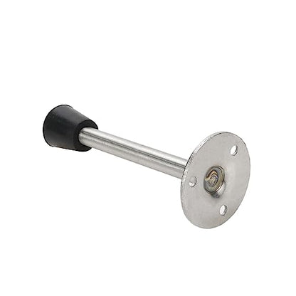 Door Stopper Stainless Steel Wall Floor Mounted Door Stop with Rubber Bumper 120mm/4.7" Length-4pcs - size: 120mm/4.7" 4pcs